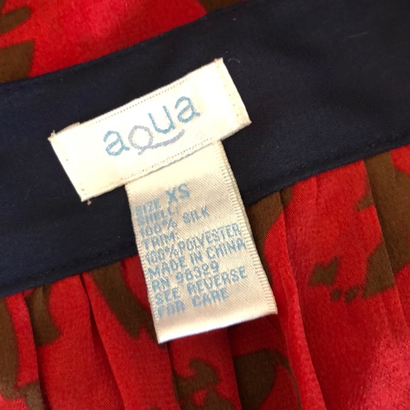 Like New - Boho Silk Mini Shift Dress Colorblock - Picture 5 of 8